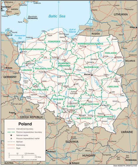 poland map 1950